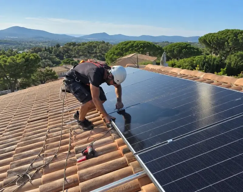 Installateur panneaux solaires Montvendre — pose photovoltaïque sur toiture
