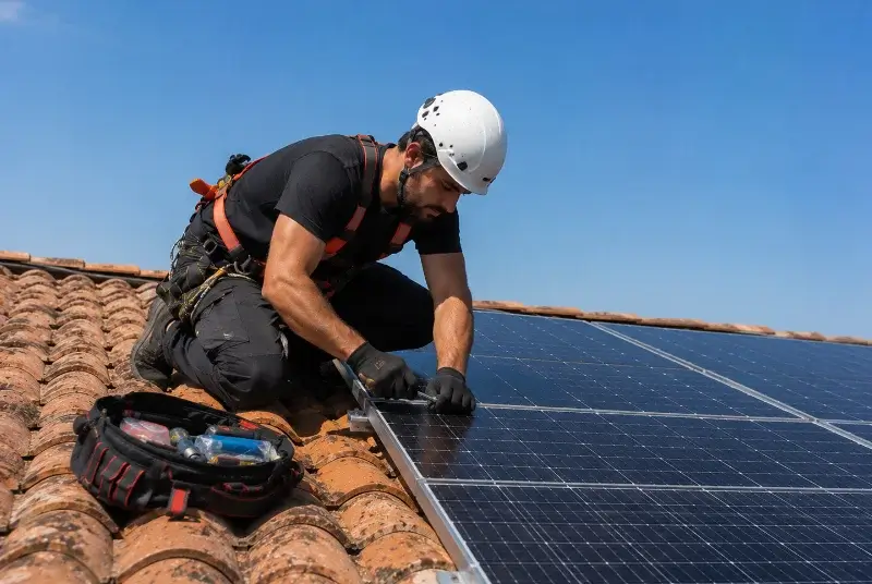 Maintenance et monitoring de panneaux solaires à Montvendre