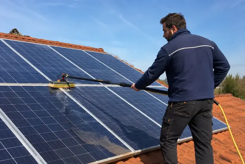Nettoyage et entretien de panneaux solaires à Montvendre